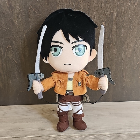 Attack On Titan Eren Yeager Plush Toy 10" - Picture 1 of 10